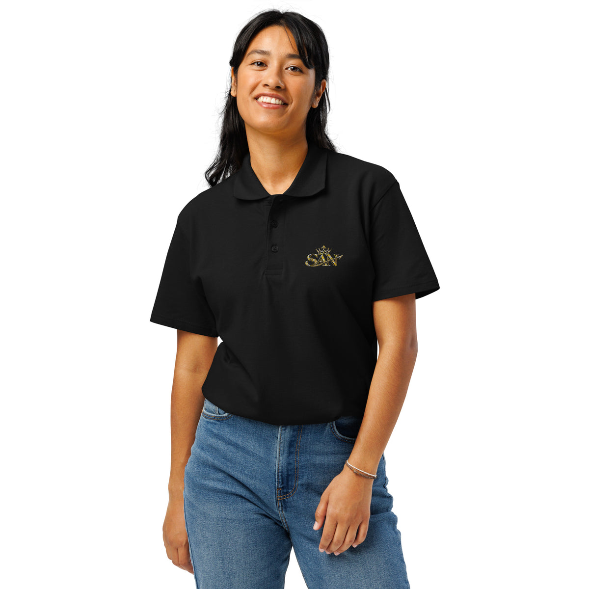 Polo Piqué Premium SAN – Élégance & Confort